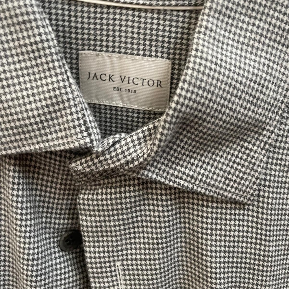 Jack Victor Men's Classic Houndstooth Shirt